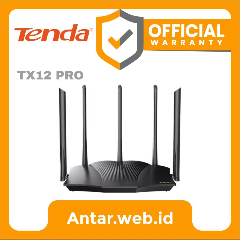 TENDA TX12 PRO AX3000 Dual-Band Gigabit Wi-Fi 6 Router