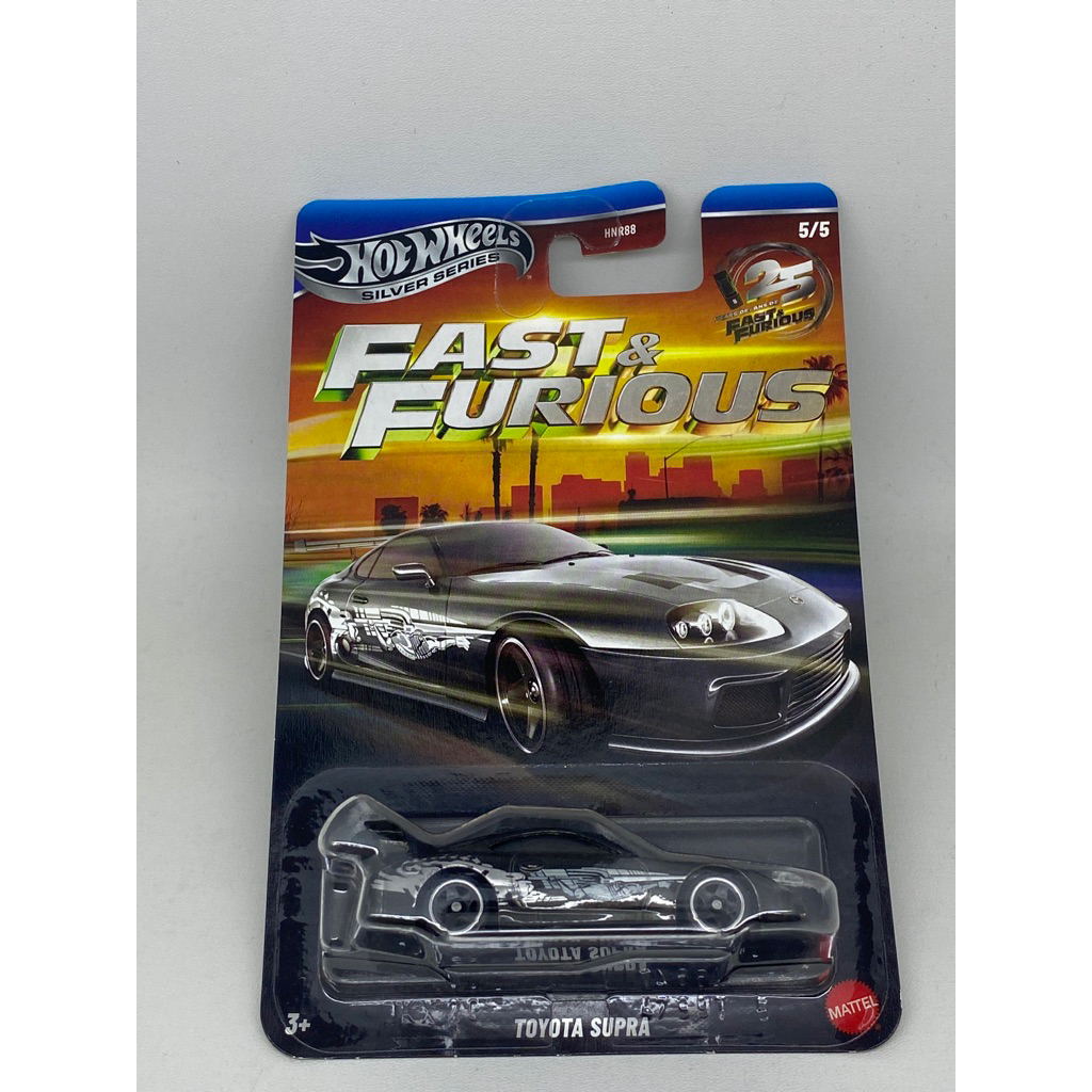 Hotwheels Fast and Furious 2026 Toyota Supra Zamac/Silver/Hitam