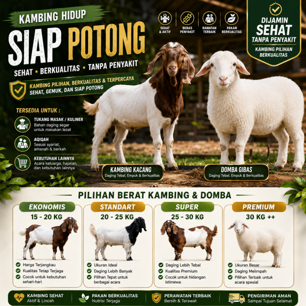 Kambing, Domba, Kambing Hidup, Domba Hidup, Kambing Aqiqah, Domba Aqiqah, Kambing Aqiqoh, Domba Aqiq