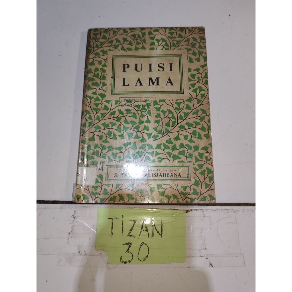 buku puisi lama by S. TAKDIR