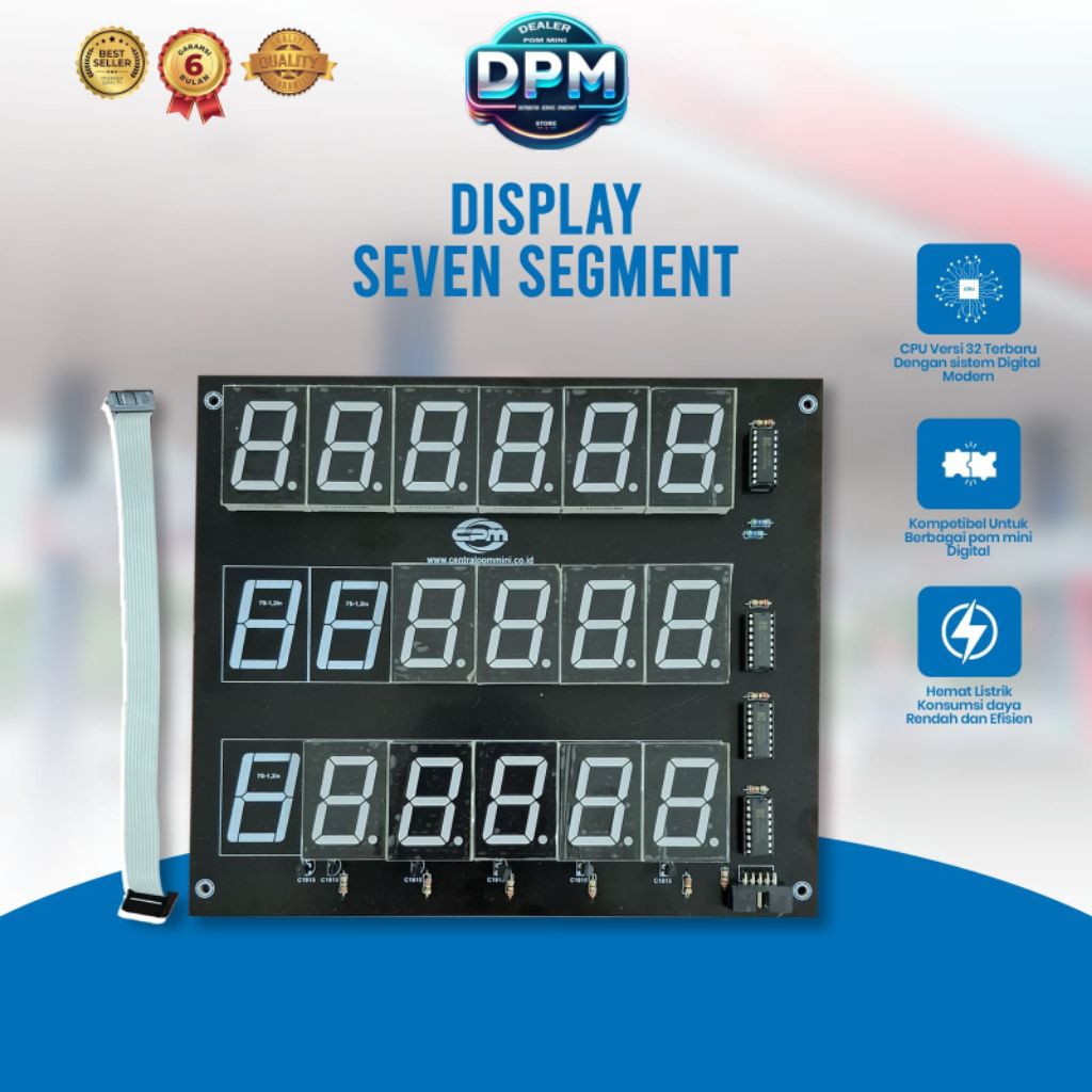 Display Pom Mini Original CPM Seven Segment