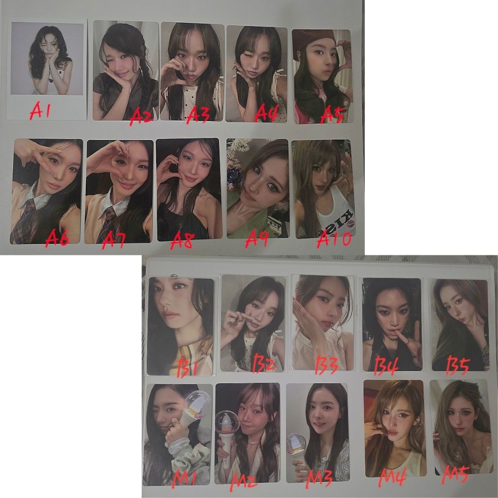 READY  ioi photocard pc sejeong somi sohye chaeyeon nayoung doyeon chungha yoojung yeonjung