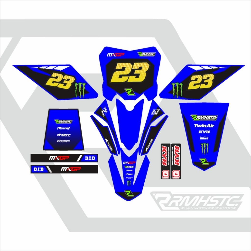 stiker motor ojek gabah / taksi