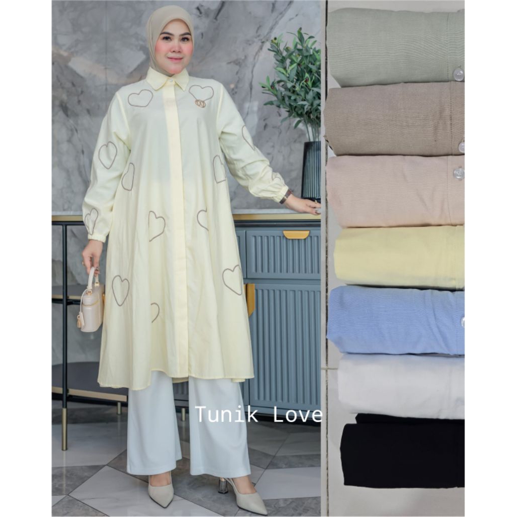 Winody Tunik Love Long Tunik Winody