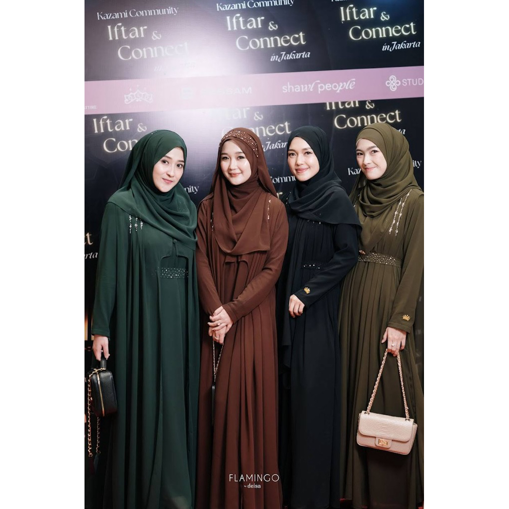 READY STOCK ORI KAZAMI STORE ABAYA HANEEN (kazami store) - gamis kazami