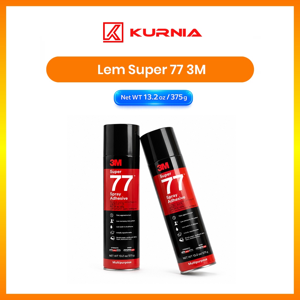 3M Lem Semprot Super 77 Spray Adhesive | Multipurpose Spray Adhesive 3M | Lem Semprot Serbaguna Orig