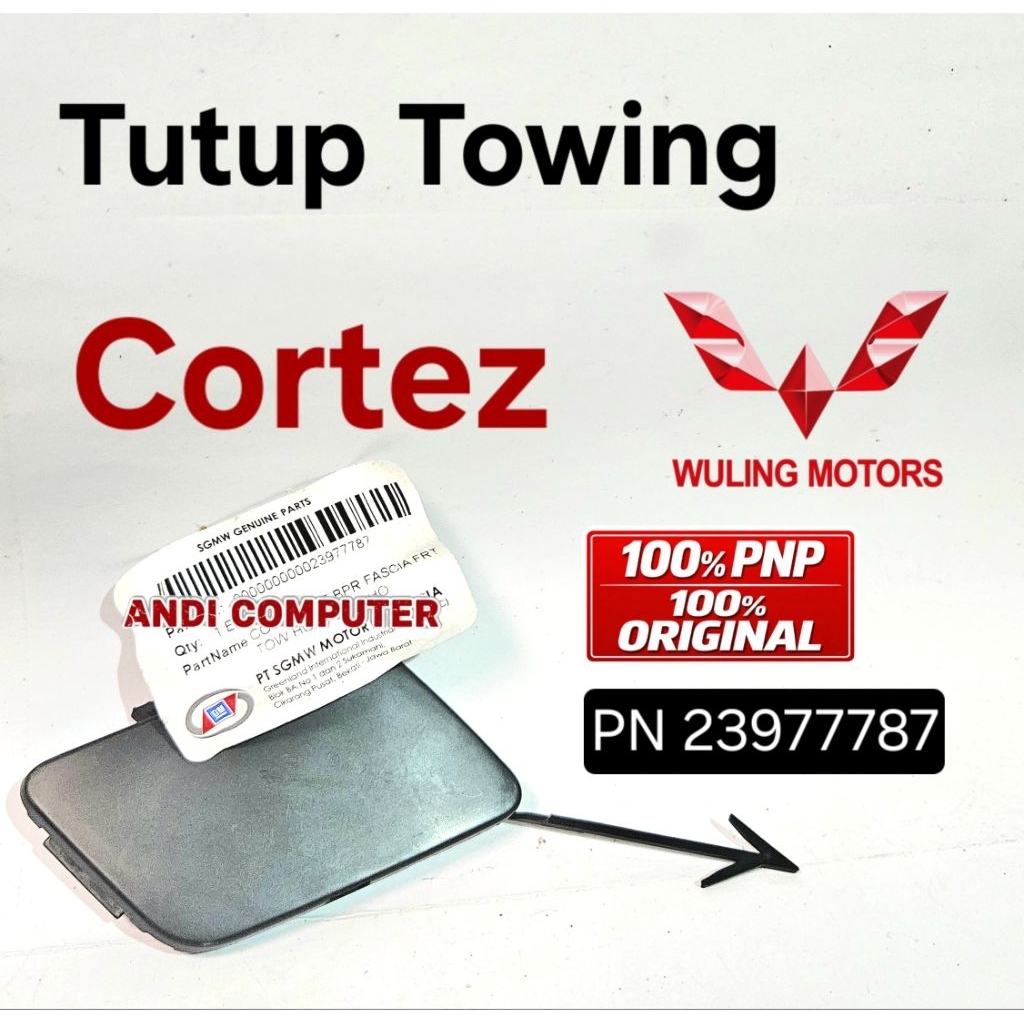 Tutup Cap Cover DEPAN Derek Towing Wuling Cortez Original SGMW 23977787
