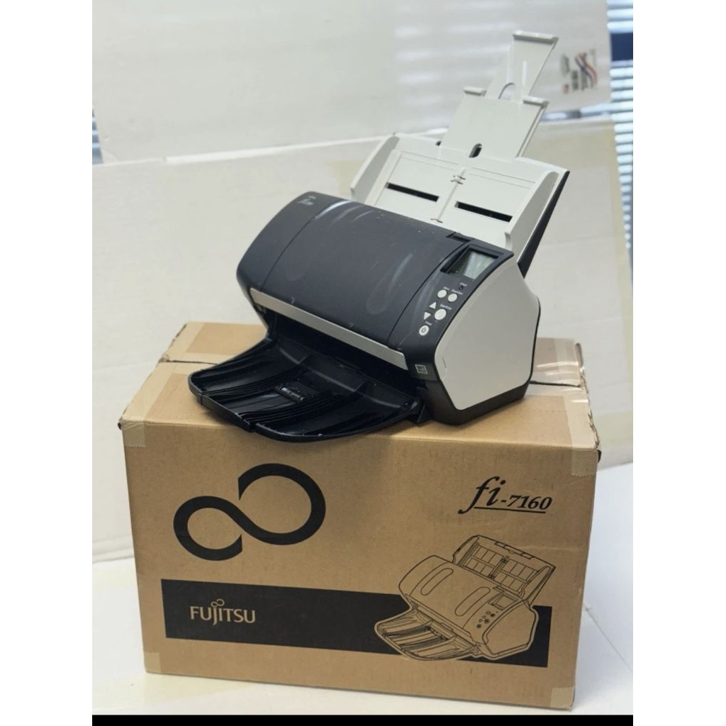 Scanner F4/Leter A4 scanner Fujitsu FI-7160 Like new Komplit stok lama High Speed F4