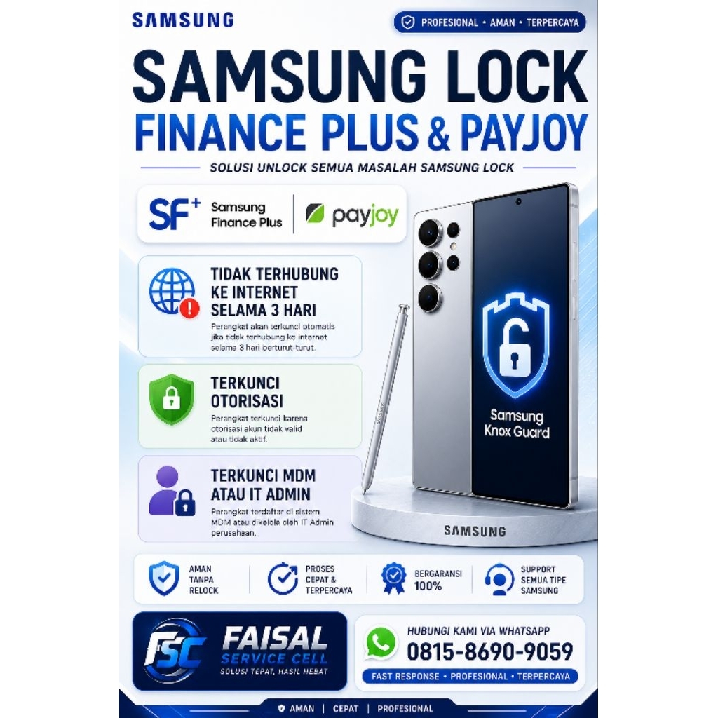 Jasa Lock Finance Samsung Finance Plus Samsung MDM Unlock Bypass Samsung Finance plus SF+ KG LOCKED 