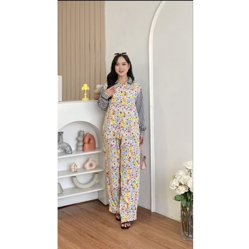 Aluna set one set hd.id piyama baju tidur