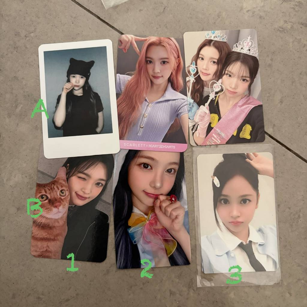 Hearts2Hearts H2H The Chase Style Focus Photocard PC POB Fansign Jakarta LD Lucky Draw Draw A-na Ye-