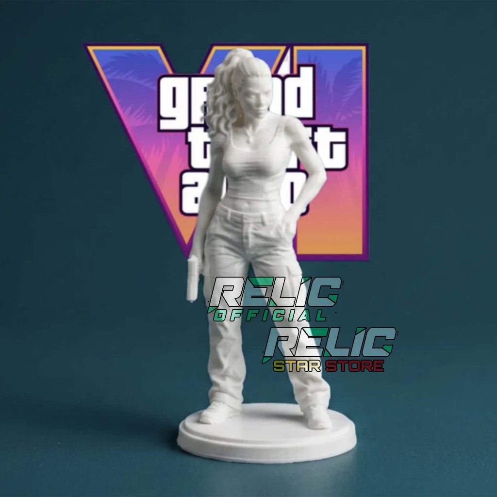 GTA 6 VI Lucia Action figure statue game ps5 / pc grand theft auto Playstation games