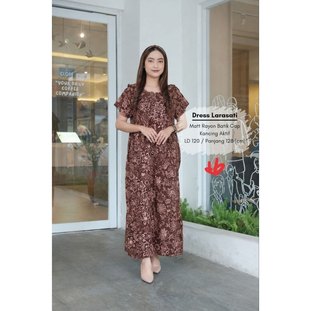 CNN - TITIK BALIK Daster Rayon Batik Cap Harian Adem Tebal Larasati