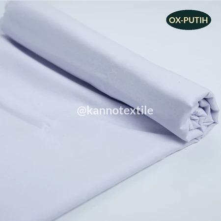 [PAKET] Kain Polos Oxford Putih 98 Meter