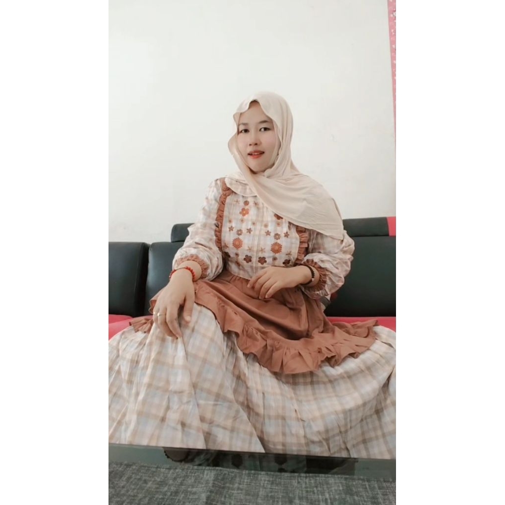 gamis murah terbaru premium ori realpic foto sendiri balqis