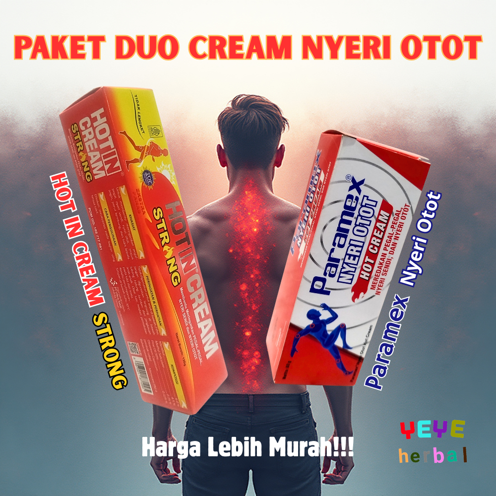Paket Murah Duo Cream Nyeri Otot (Hot in Cream + Paramex Nyeri Otot)