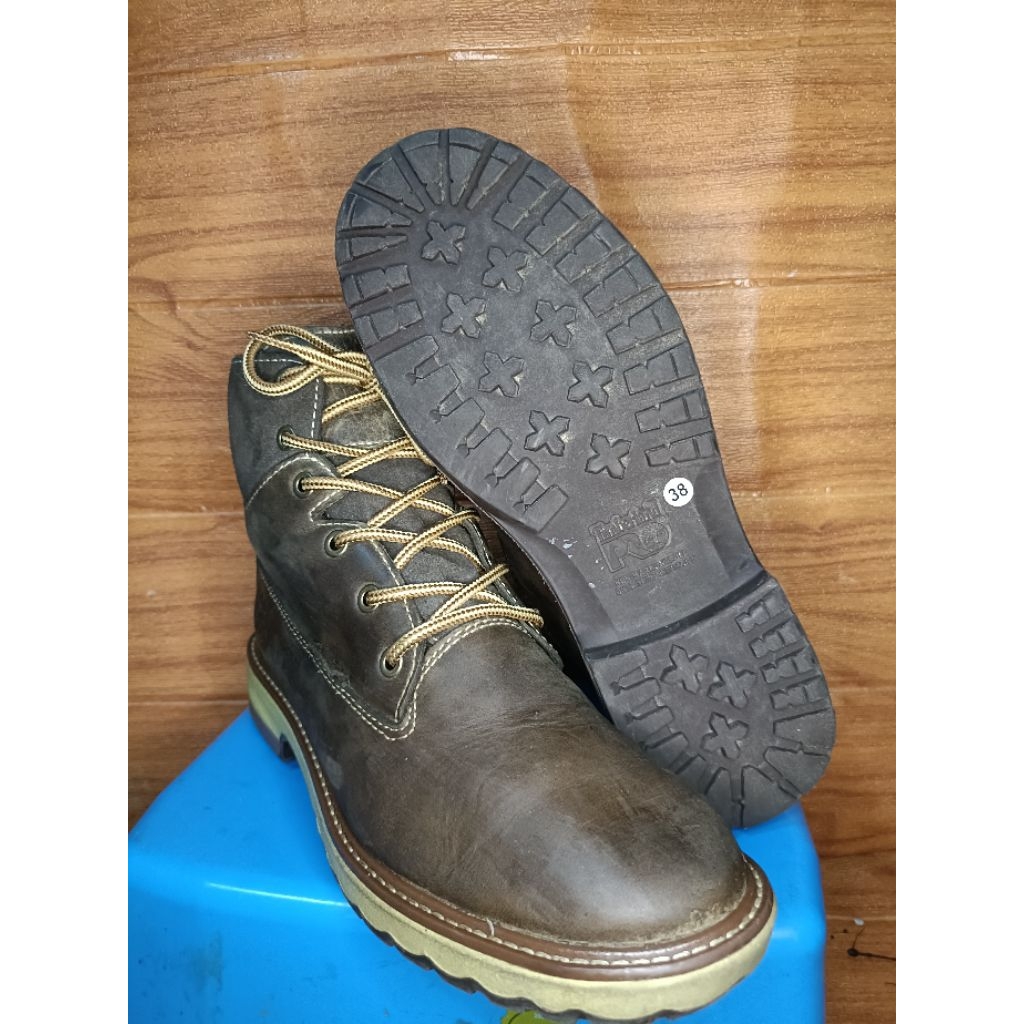 Sepatu Kulit TIMBERLAND PRO SERIES WATERPROOF size 38,5