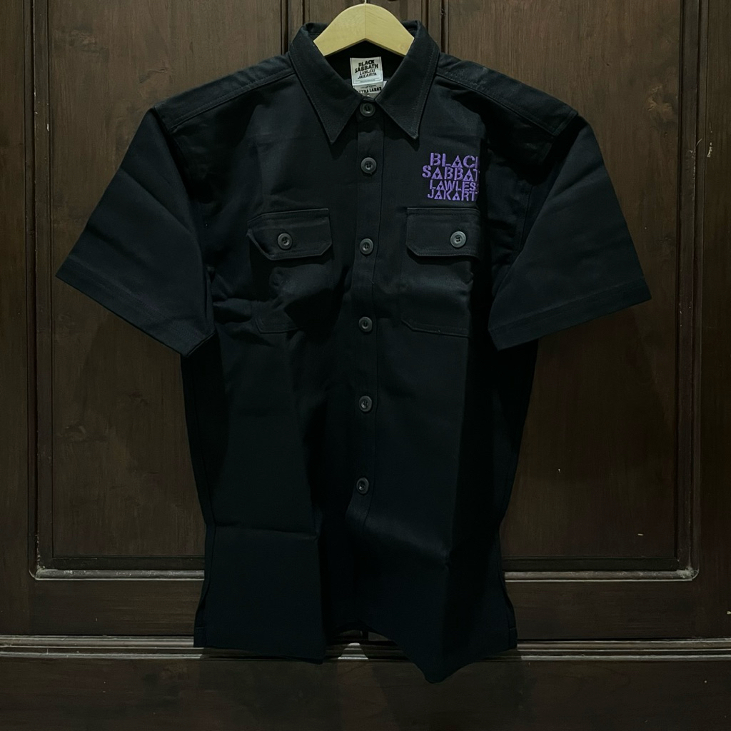 Workshirt Lawless Jakarta x Black Sabbath - Never Say Die