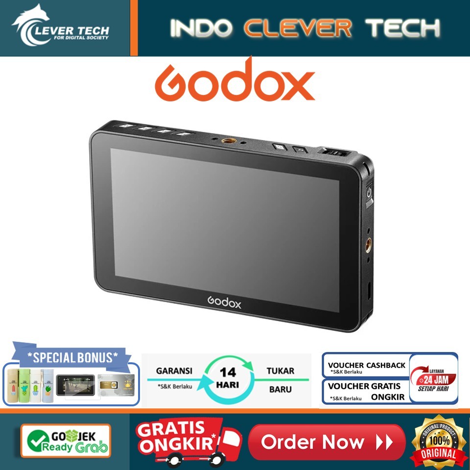 Godox Monitor GM6S 4K HDMI Touchscreen On-Camera Monitor