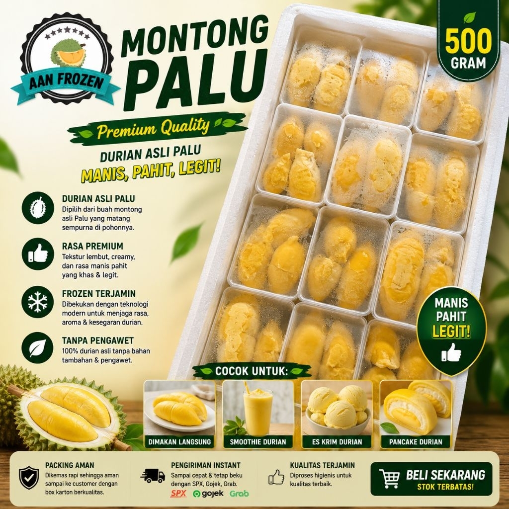 MONTONG PALU / DURIAN MONTONG PALU PREMIUM / MONTONG PARIGI