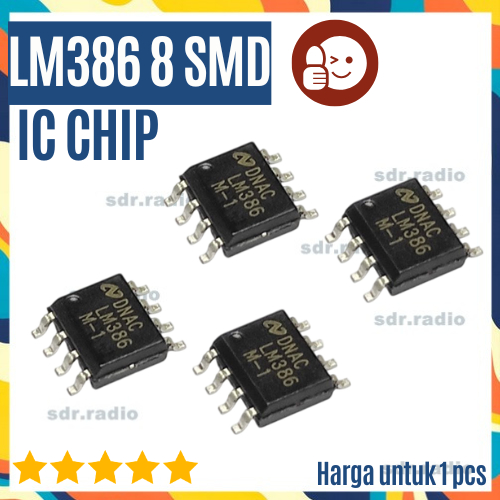SMD - LM386 Audio Power Operational Amplifier Direct Plug Amplifier IC Chip LM386 LM386N LM 386 N LM