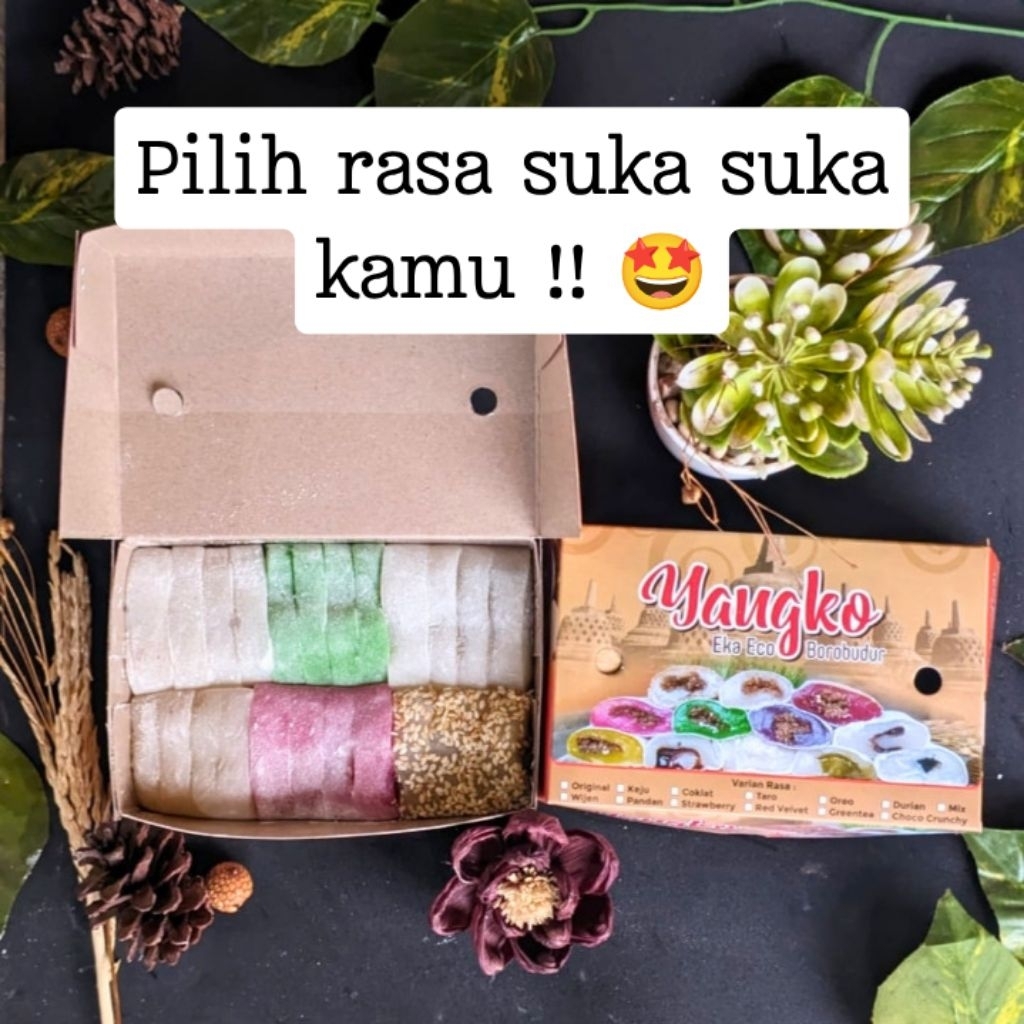 Yangko Eka Eco Borobudur Aneka Rasa | Bisa Pilih Varian Sesuai Selera | Oleh-Oleh Khas Magelang