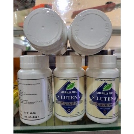 Kemasan Baru S lutena Original Slutena S lutena Naturally Plus Obat Mata Minus & Plus