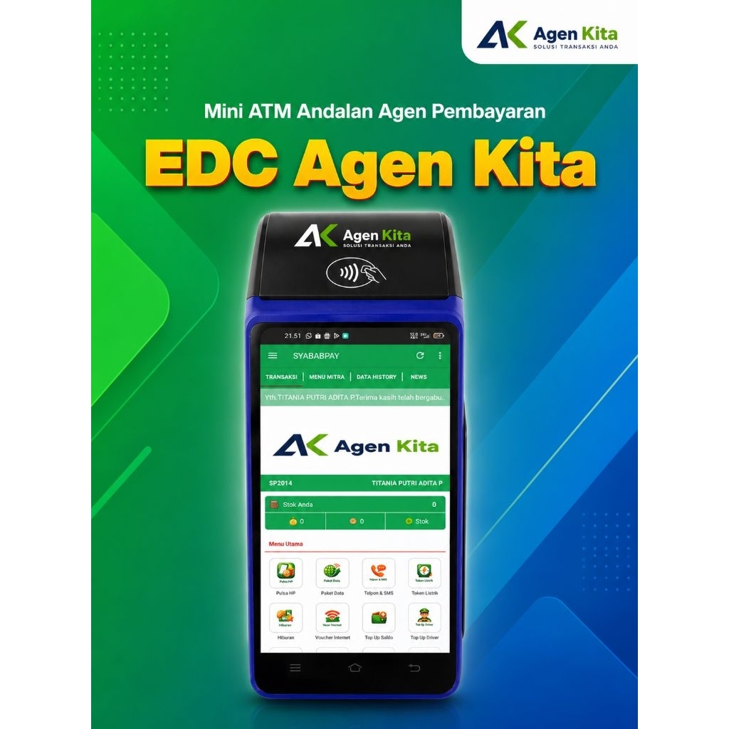 EDC MINI ATM AGEN KITA