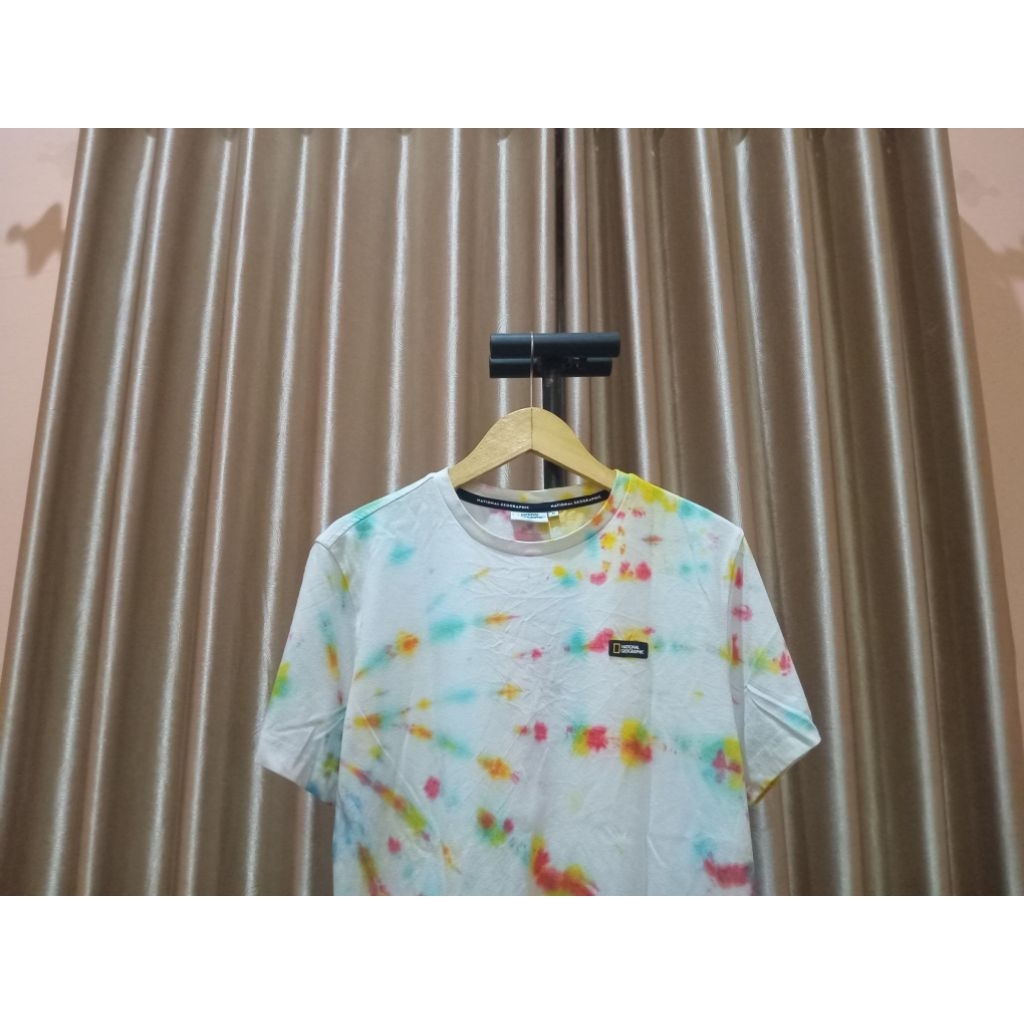 T-SHIRT NATGEO TIE DYE WHITE