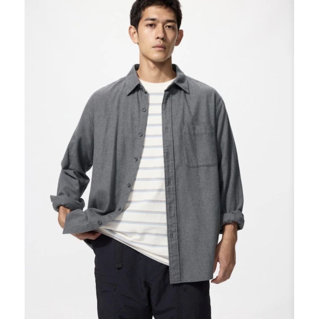 Uniqlo Kemeja Flanel Original