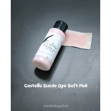 Castello suede dye soft pink puma cat bahan suede nubuck kanvas