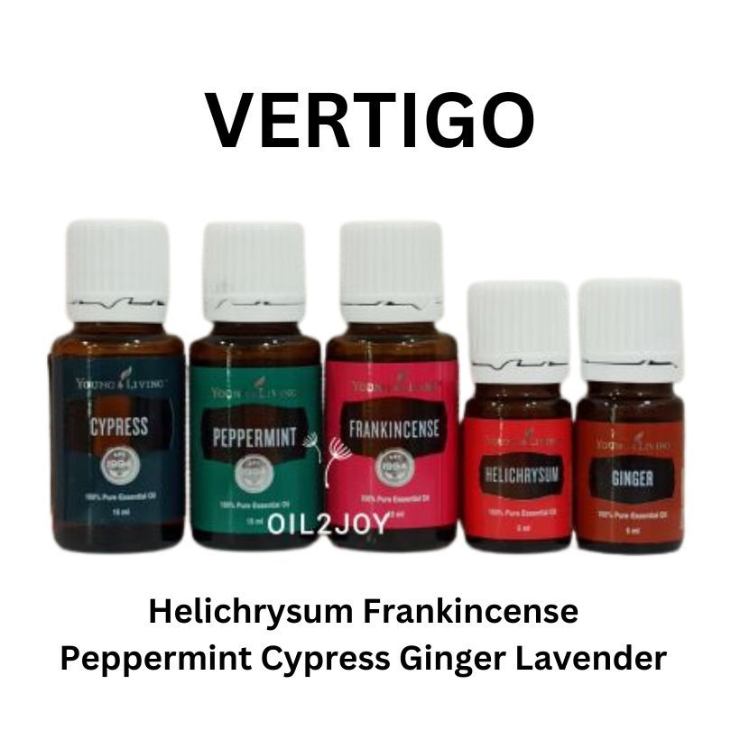 Vertigo Blend Helichrysum Frankincense Peppermint YL Essential Oil 5ml 10ml 15ml