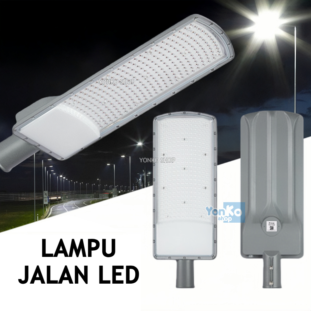 Emico LED Street lights Outdoor 50 Watt 100 Watt 150 Watt Lampu Jalan Tiang LED Aluminium 50W 100W 1