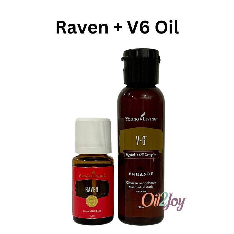 Dilute Raven + V6 5ml 10ml 15ml YL YLEO Essential Oil Roll On