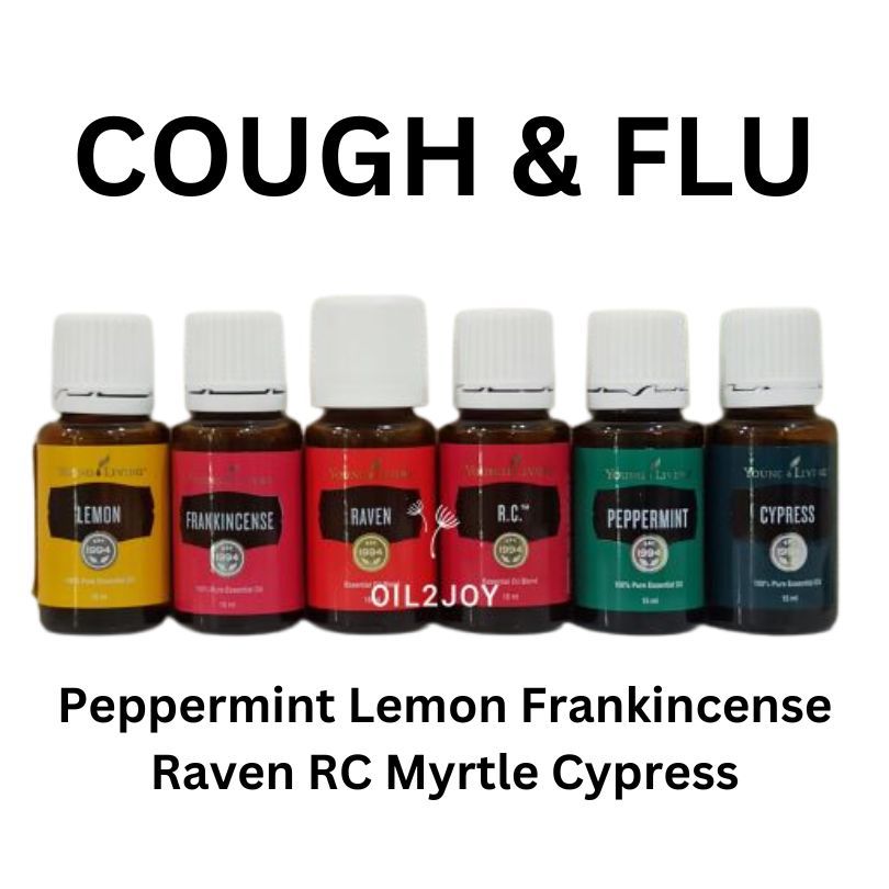 Cough Flu Blend RC Raven Peppermint Eucalyptus batuk pilek leher gatal kering dahak cold flu 5ml 10m