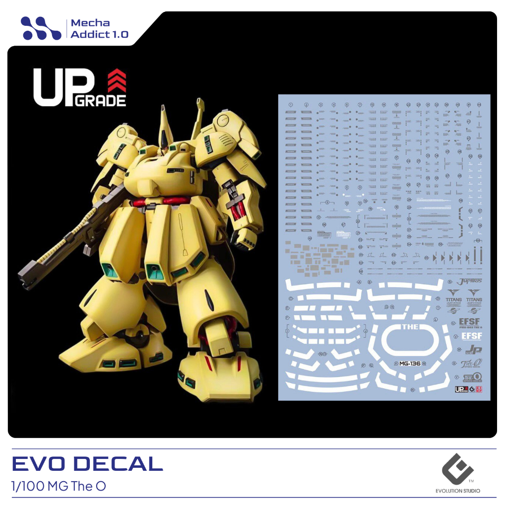 Water Slide Decal MG The O by Evo Simp Fluorescent