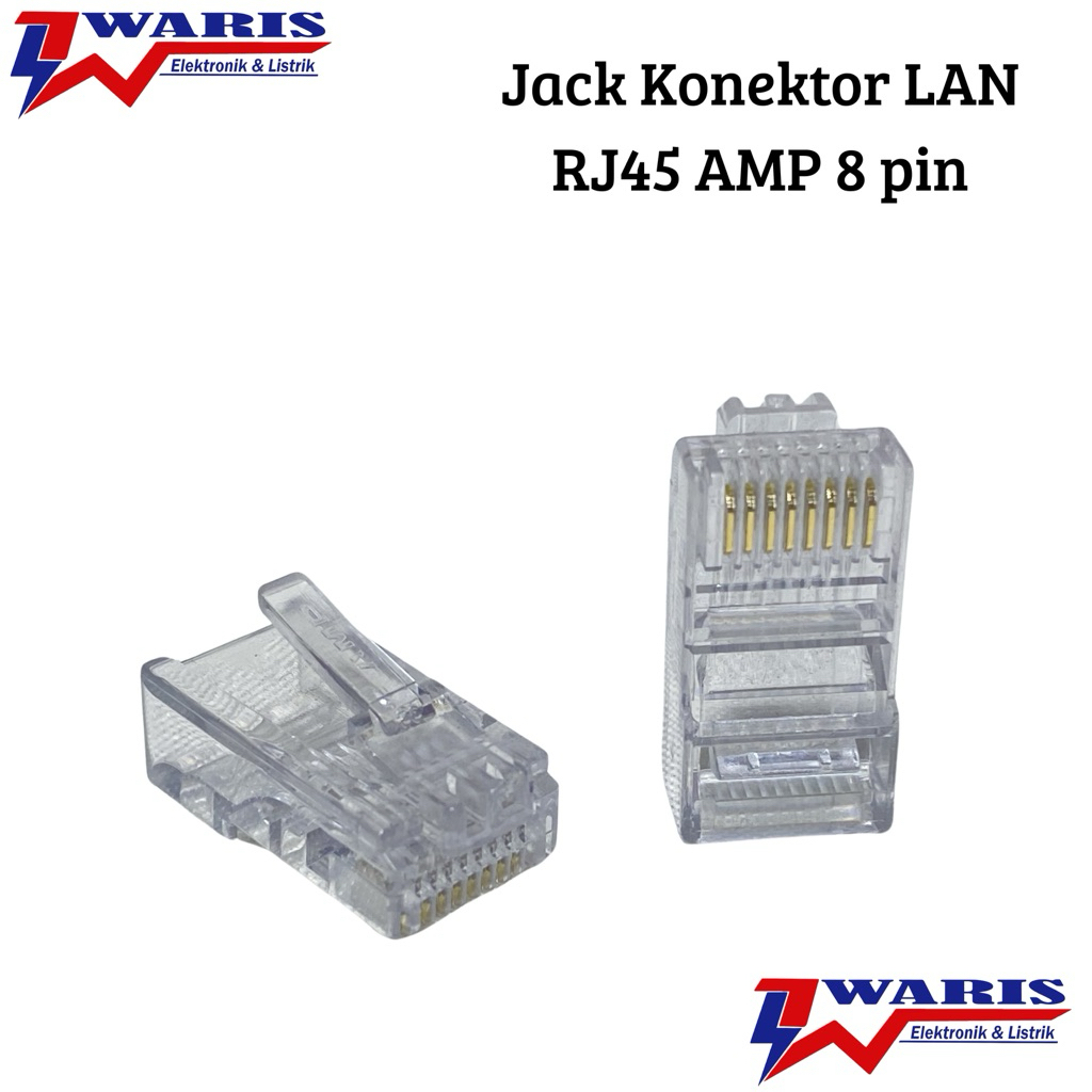Jack Konektor LAN RJ45 AMP 8 pin