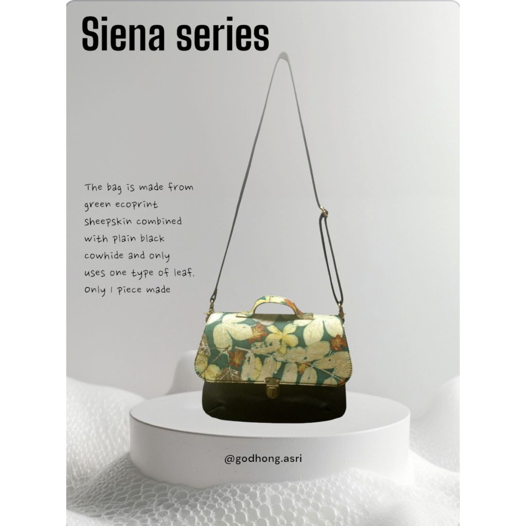 Tas Kulit domba ecoprint