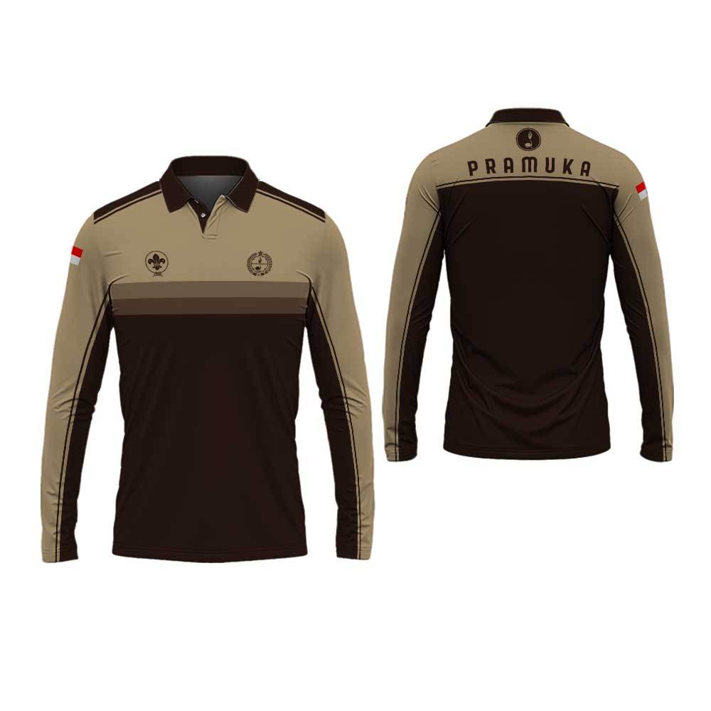 Jersey Pramuka Pria Fullprint/Baju Pramuka Pria Dewasa/Kaos Pramuka Custom