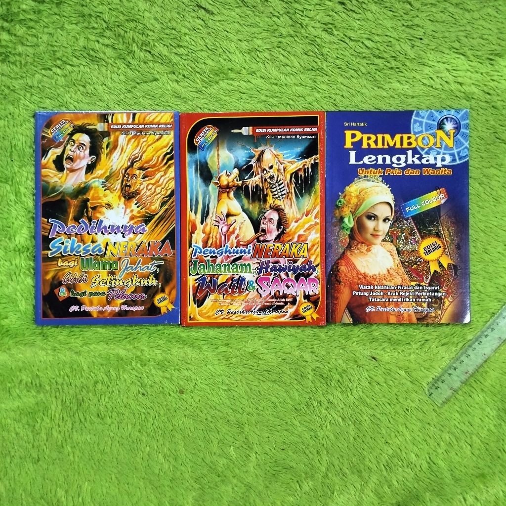BUKU CERITA ANAK BERGAMBAR EDISI KUMPULAN KOMIK RELIGI PENGHUNI PEDIHNYA SIKSA NERAKA PRIMBON LENGKA