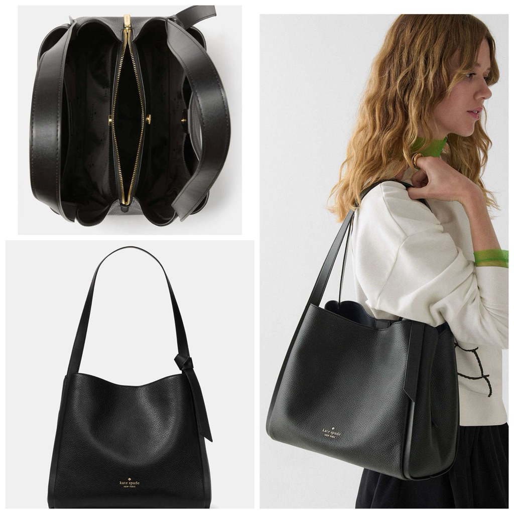 Tas Kate Spade Knott Large Carryall Tote Black AUTHENTIC