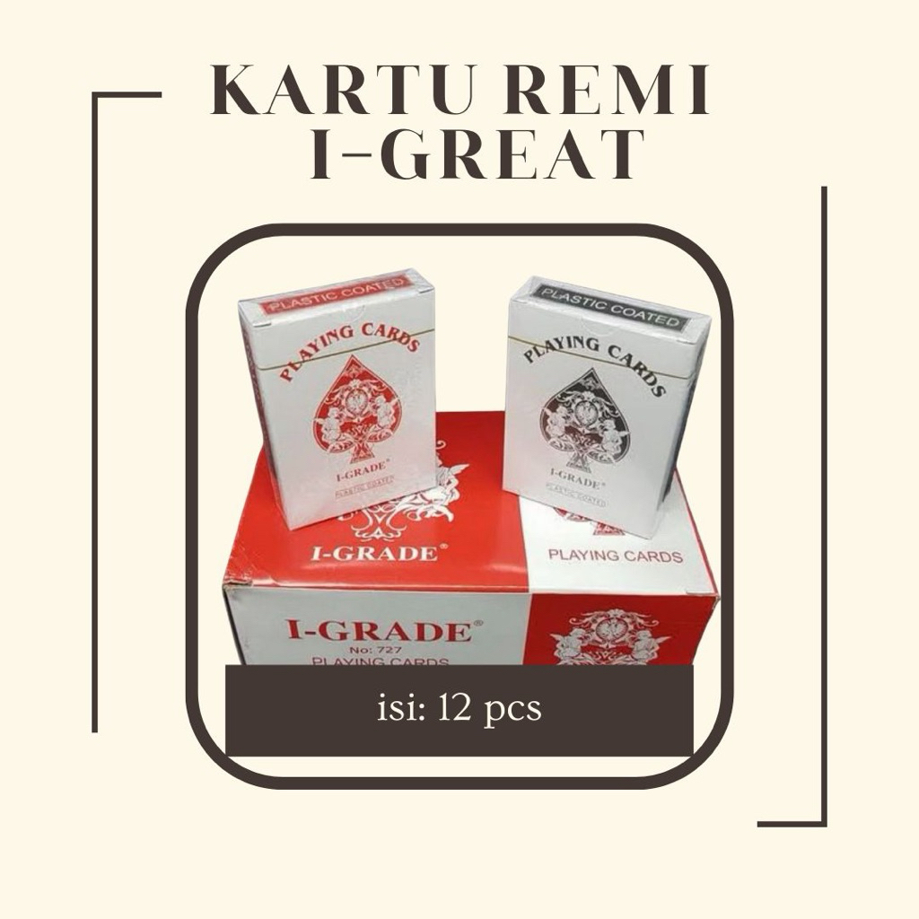 KARTU REMI I-GRADE 727 / REMI IGRADE 727 - Pack