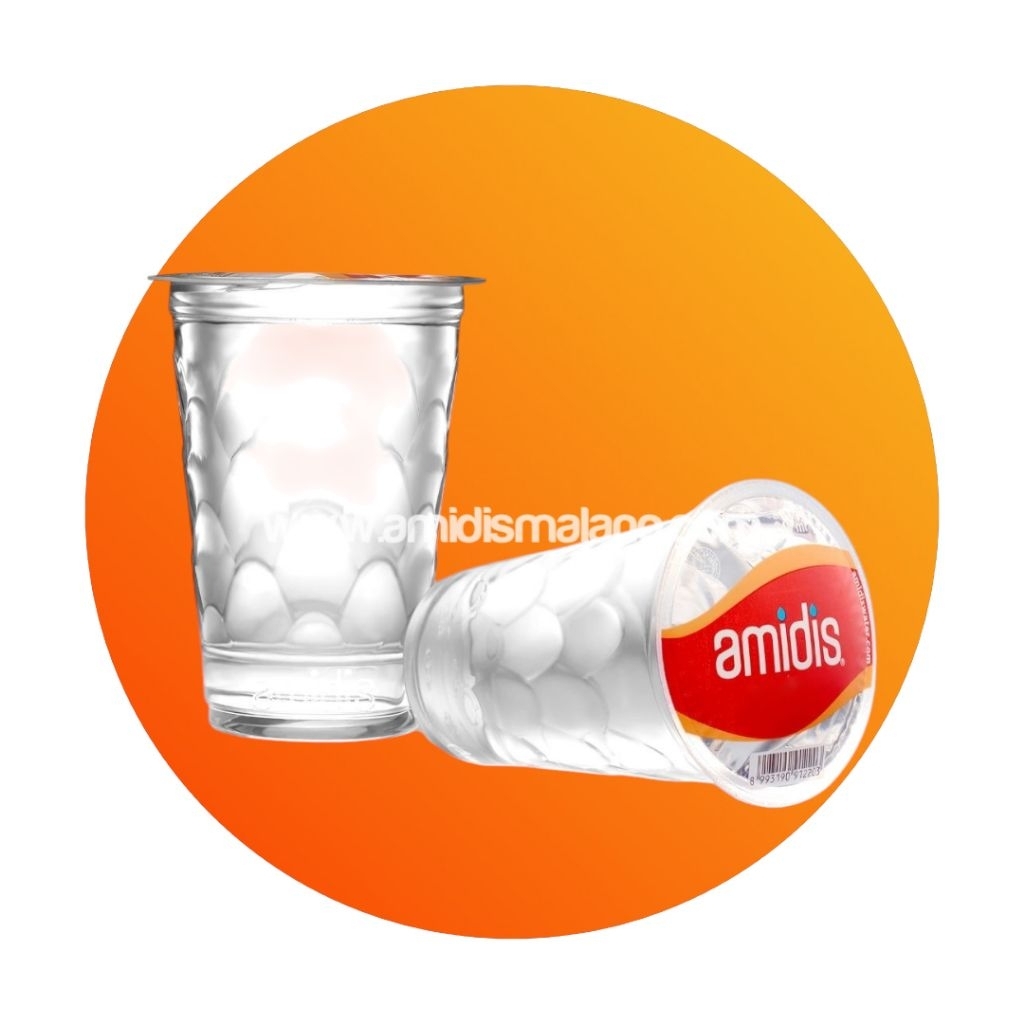 >>>INSTANT/BOX • Amidis 140ml Cup • Air Distilasi Suling Murni Demineral satu-satunya AMDK yang suda