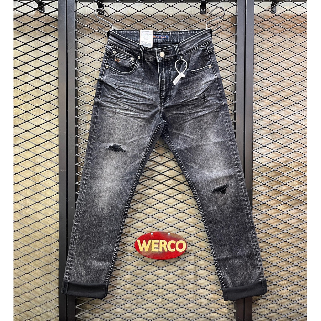 Werco Denim Celana Jeans Pria Distro Strecht - Celana Panjang Jeans Pria Slim Fit Premium - Celana D