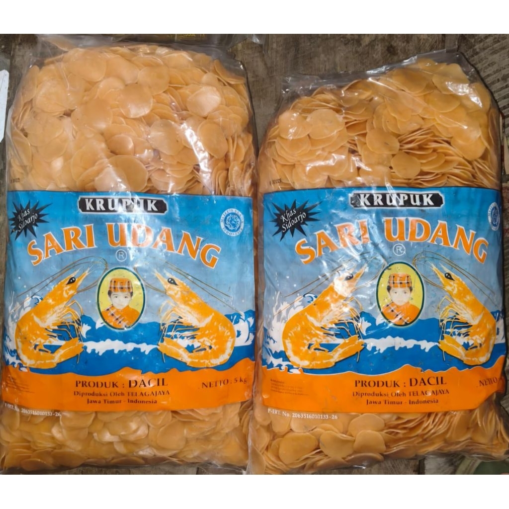 Krupuk Sari Udang Dacil 5 Kg