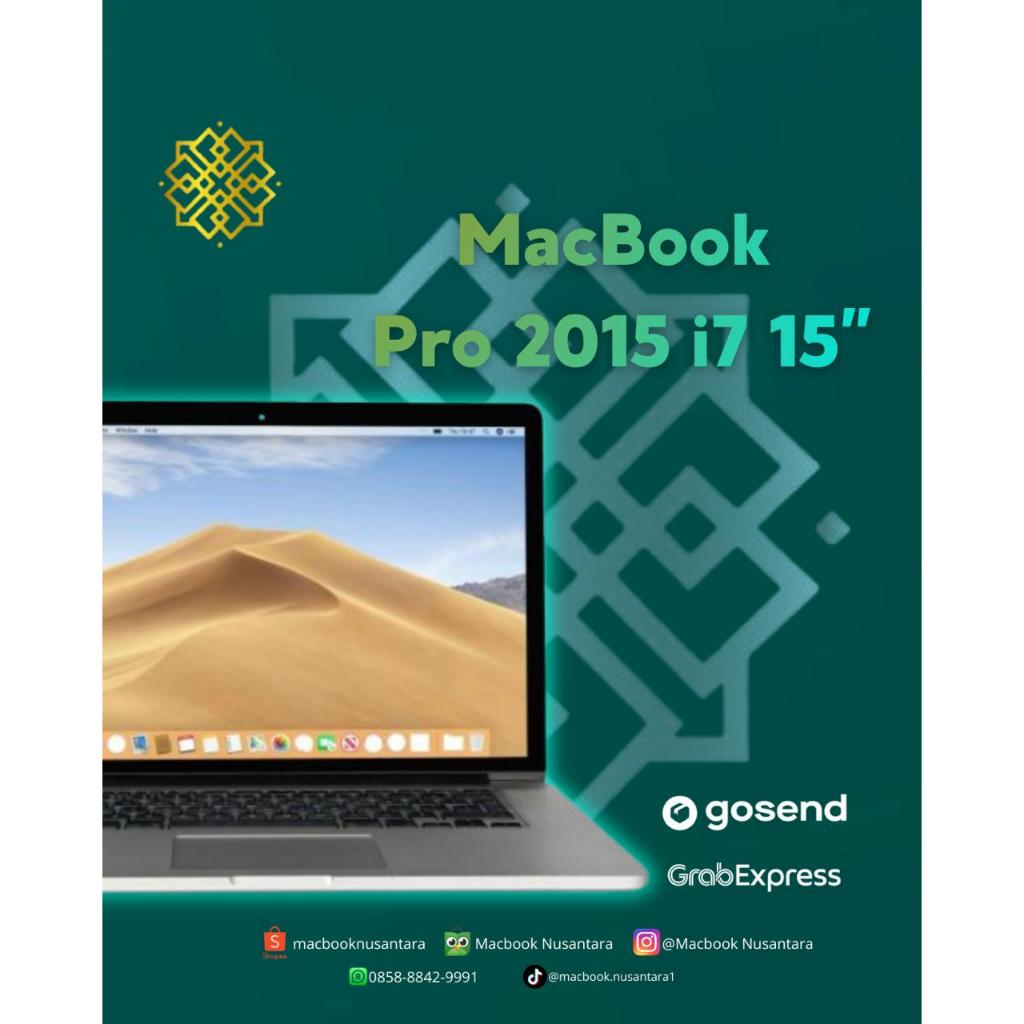 MacBook Pro 2017 15 inch | i7/i9 | RAM 16 | SSD 256/512/1TB/2TB | Second Like New | Original | Fulls