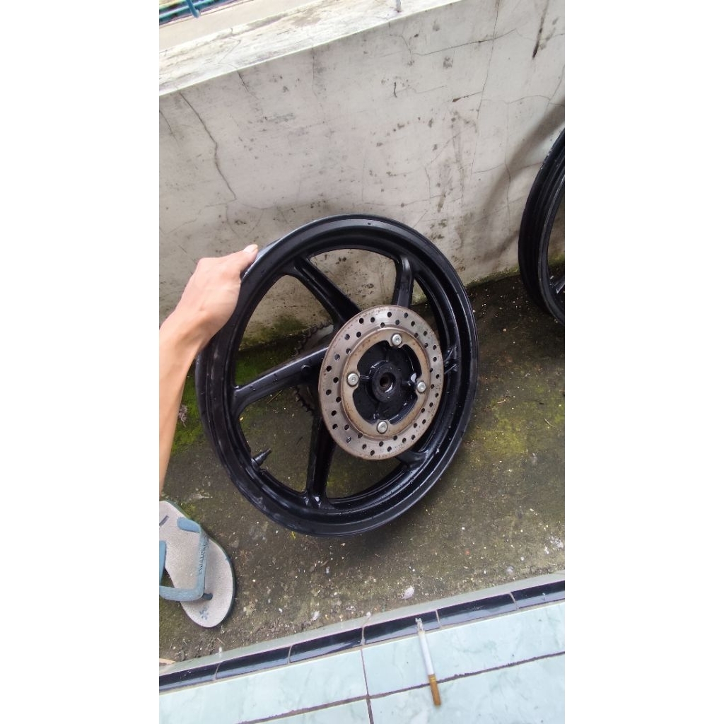 velg original cbr 150r lama old k15 pnp ninja r, ss depan belakang