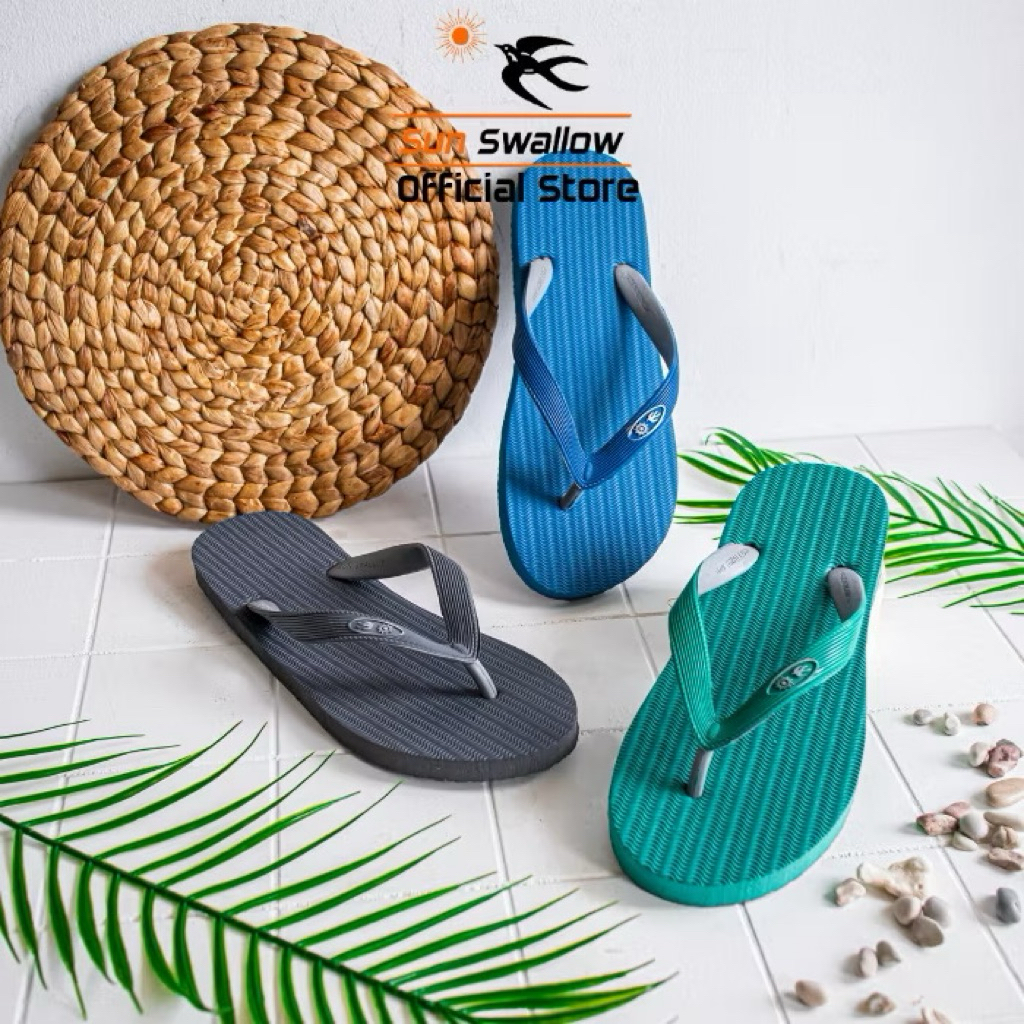 Sandal Jepit Sun Swallow WAVE - Sandal Jepit motif ombak Ukuran dewasa / sandal jepit / sandal swall