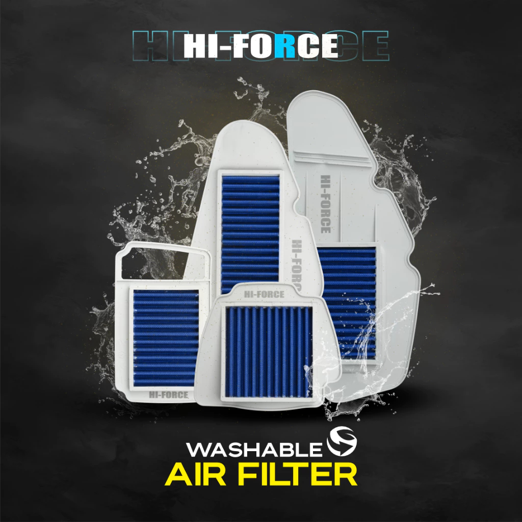 H4R HI-FORCE Air Filter BEAT SCOOPY GENIO MIO FREEGO FAZZIO FILANO PCX ADV 150 160  AEROX NMAX LEXI 