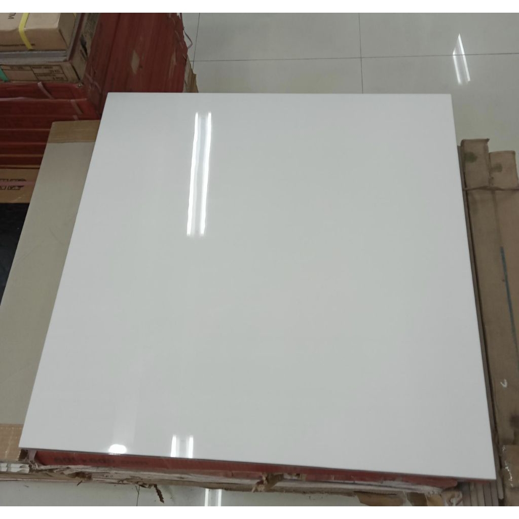 Lantai Granit 60x60 Pure White | Putih Polos